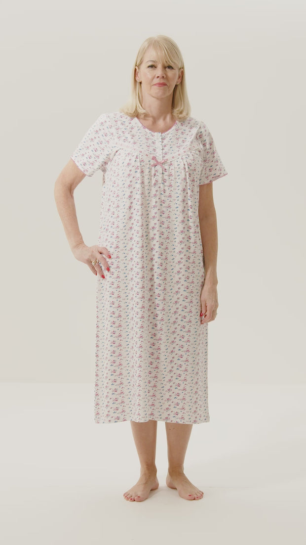 Jersey cotton nightdresses outlet uk